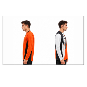 Maillot de motocross personnalisé avec logo sublimé, impression sur mesure, faible quantité minimum de commande, marque privée, design personnalisé, polyester. - Product Image 2