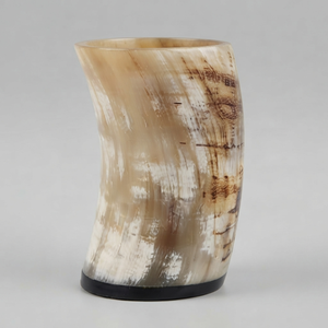 Vaso de cuerno de búfalo natural pulido, ecológico y artesanal, estilo rústico, de REHMAN CRAFT - Product Image 2