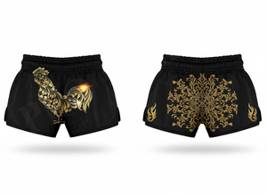 กางเกงมวยไทยปักลายแบบกำหนดเอง คุณภาพพรีเมียม สำหรับคาราเต้ MMA คิกบ็อกซิ่ง ผ้าซาติน สำหรับฝึกซ้อม มีไซส์ให้เลือกตามต้องการ - Product Image 4