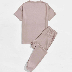 Oem/odm Print Shorts Shirt <b>Set</b> Men Wear Two Piece Crew Neck T-shirt And Shorts <b>Sets</b> Breathable For Summerwear Lightweight - Product Image 3