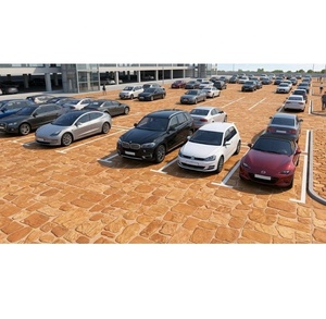 Carreaux de sol en porcelaine mate 600x600 9mm pour cour, parking, balcon, isolation thermique, antidérapants, résistants à l'eau, style rustique indien - Product Image 5