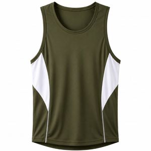 Camiseta Deportiva Blanca y Negra para Hombre, Cuello Redondo, Secado Rápido, 100% Poliéster, Tejido de Punto, 160g - Product Image 3