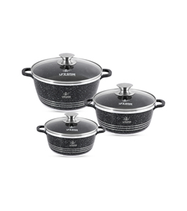 Juego de Utensilios de Cocina de 6 Piezas con Revestimiento de Granito Antiadherente de Múltiples Capas y Diseño Clásico - Product Image 1