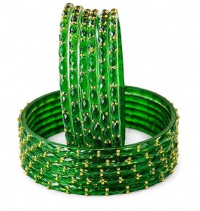 Juego de brazaletes de cristal brillante con diseño de gota de lluvia JPS de la mejor calidad para mujer, elegantes para uso diario y fiestas, disponibles para la venta. - Product Image 3