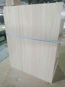Meuble de cuisine moderne en MDF BC15D1L, panneau plat, grain de bois, installation facile, emballage postal - Product Image 4