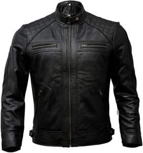2026 New Design <b>Men</b> <b>Leather</b> <b>Jacket</b> Premium Stylish <b>Leather</b> <b>Jacket</b> for <b>Men</b> Manufacturer - Product Image 2