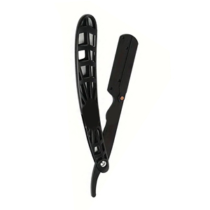 Rasoir de barbier à bord droit en acier inoxydable au meilleur prix pour salons, fabriqué à la main au Pakistan - Product Image 2