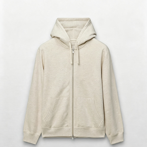 Vente en gros de sweats à capuche zippés pour hommes, style sport, confortables, décontractés, coupe ajustée, support ODM, logo personnalisé, marque privée - Product Image 5