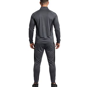 Chándal Deportivo para Hombre en Gris Medio, Tejido Texturizado Tipo Waffle, Transpirable, Elástico, para Running, Fitness, Gimnasio - Product Image 2