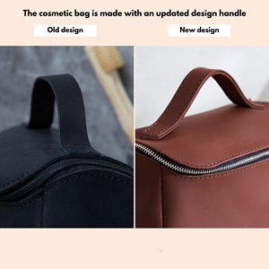 Handmade Genuine Leather Toiletry Bag <b>Mens</b> Dopp <b>Kit</b> Travel Wash Bag <b>Shaving</b> <b>Kit</b> Organizer Wholesale Bulk Sale TYG-0140 - Product Image 5