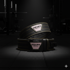 เข็มขัดพยุงหลัง Rexfit Sports Professional สำหรับยกน้ำหนัก ออกกำลังกาย และเพาเวอร์ลิฟติ้ง ทำจากหนังแท้ เหมาะสำหรับการฝึกซ้อมในยิมและการฝึกความแข็งแรง - Product Image 2