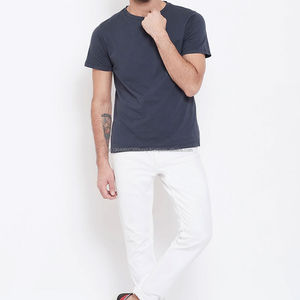 Camiseta Casual de Alta Calidad para Hombre, Estampado Digital Personalizado, Diseño Sólido, Ropa de Algodón Barata al por Mayor para Correr y Uso Casual - Product Image 6