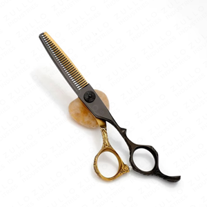 Kit de ciseaux de coiffure de haute qualité, ciseaux de barbier professionnels de 6 pouces avec étui en cuir de protection - Product Image 4