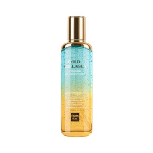 FARMSTAY GOLD COLLAGEN - Tónico y Sérum Nutritivo 2 en 1, Antienvejecimiento, Blanqueador, Reafirmante, Hidratante, Cosmética Coreana para el Cuidado de la Piel del Rostro - Product Image 1