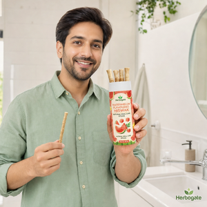 Paquetes de Miswak con Sabor a Sandía (6 Unidades), Palitos Naturales para el Cuidado Bucal Diseñados para una Limpieza Dental Eficaz y un Soporte Saludable para las Encías - Product Image 1