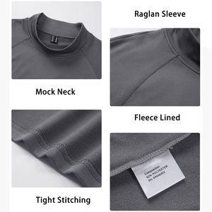 Chemises de sport pour hommes à manches longues, compression, logo personnalisé, haute qualité, impression sur mesure, protection anti-UV, vente en gros - Product Image 5