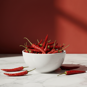 Glee Impex Chiles Rojos Secos Guntur Teja Sannam con Tallo, Chiles Enteros Secados al Sol de Primera Calidad, 50g, Color y Aroma Intensos, 100% Naturales - Product Image 2