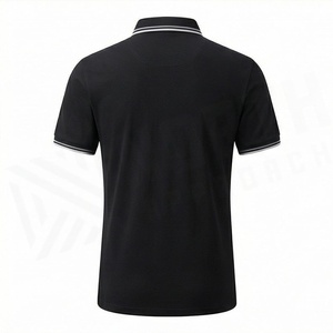 เสื้อโปโลแขนสั้นลำลองผ้าฝ้ายสำหรับผู้ชายไซส์ใหญ่  รับสั่งทำสีตามต้องการ คุณภาพสูง ระบายอากาศได้ดี - Product Image 2