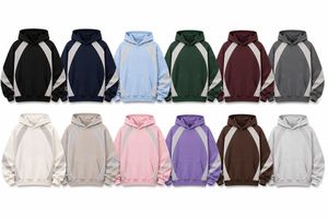 Men's Green Hooded Fleece Sweatshirt <b>Raglan</b> Sleeve Spandex/Cotton Solid Loose Fit Front Pocket Casual Winter Wear ODM Breathable - Product Image 6