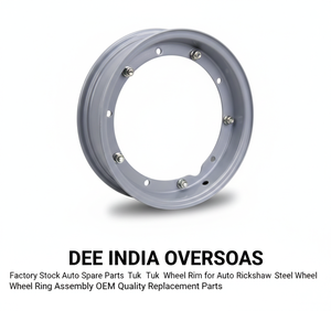 Llanta de Acero para Auto Rickshaw, Repuesto Original de Fábrica para Tuk Tuk, Conjunto de Llanta y Aro - Product Image 1