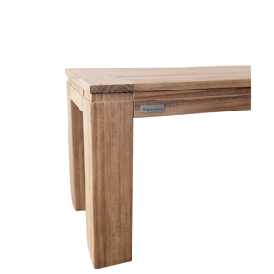 Table de salle à manger extérieure moderne en bois massif recyclé, imperméable, durable et écologique, 180x90cm, 4 places, mobilier de jardin pour hôtel - Product Image 2