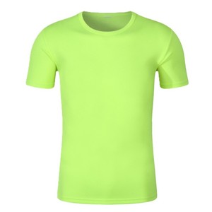 T-shirt à manches courtes personnalisé avec logo brodé OEM, séchage rapide, col rond, uniforme de travail publicitaire, impression de logo personnalisé - Product Image 2