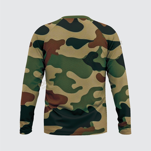 Chemise de chasse professionnelle 100% polyester légère, respirante, anti-transpiration, anti-rétrécissement, séchage rapide, logo personnalisé, couleur au choix - Product Image 2