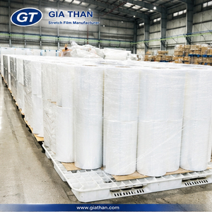 LLDPE Transparent Stretch Film 200m 50cm Moisture Proof Easy-to-Use Protective Soft Packaging <b>Pallets</b> for Many Products Casting - Product Image 5