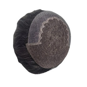 วิกผมผู้ชาย Taz Hair BD Indian Remy ทำจากผมแท้แบบลอนลึก  พร้อมเชือกผูกด้านหน้า-อาลีบาบา บังกลาเทศ - Product Image 1