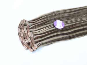 VENTE EN GROS DE QUALITÉ SUPÉRIEURE VIETNAMIENNE PINCE À CHEVEUX EXTENSIONS DROITE COULEUR NOIRE - Product Image 3