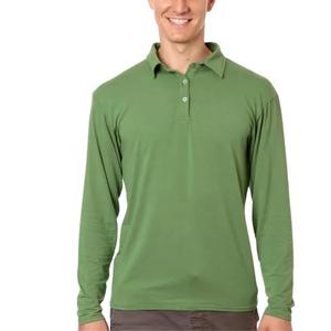 Chemises d'uniforme professionnelles en gros, fournisseur de polos de golf, usine de vêtements pour hommes, polos à manches longues - Product Image 3