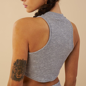 Fashionable <b>Womens</b> Gym Tank Top Sleeveless Workout Casual Loose Plus Size <b>Womens</b> T-shirts Fitness Crop Tank Top <b>Women</b> - Product Image 6