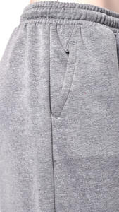 Custom Men's Baggy Cotton Fleece Sweatpants Wide Leg <b>Drawstring</b> <b>Trousers</b> Winter Warm Loose Fit Casual Streetwear Pants OEM - Product Image 5