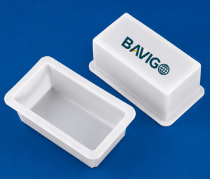 Moule de moulage en plastique PP de qualité supérieure, directement de l'usine BAVIGO, pour pavés en béton texturés rectangulaires - Product Image 1