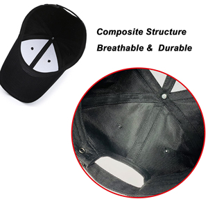 High Quality Classic <b>Black</b> <b>Baseball</b> <b>Cap</b> 5 Panel 6 Panel 100% Cotton Embroidery Logo Custom <b>Baseball</b> <b>Caps</b> wholesale rate - Product Image 4