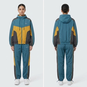 Women's Quick Dry Windbreaker Tracksuit - <b>Track</b> <b>Jacket</b> & Pants Set for Running, Private Label - Product Image 3