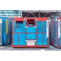 Monte-charge de chantier, élévateur de bâtiment, élévateur de passagers et de matériaux, entraînement à crémaillère, OEM disponible