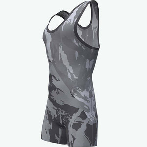 Combinaison de lutte pour femmes adultes de haute qualité, design personnalisé sur le devant, spandex polyester, séchage rapide, respirante, tailles personnalisées - Product Image 2