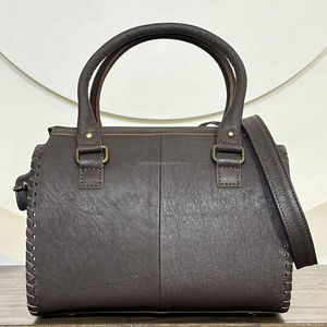 Sac fourre-tout en cuir véritable de vache avec poils, modèle Speedy moyen, style western, sac à main en cuir véritable pour femme, sac de voyage - Product Image 5