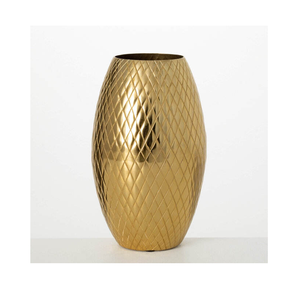 Jarrones de Metal Dorados en Forma de Trompeta, Jarrones Altos en Forma de Trompeta para Centros de Mesa de Boda - Product Image 2