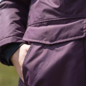 Novedad 2026: Abrigo de equitación para mujer con cremallera bidireccional, ajuste de solapa y cintura con instrumento de acero. - Product Image 6