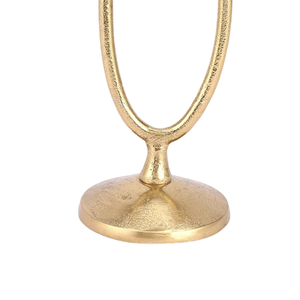 Nouveau porte-bougie en métal finition or pour la décoration de la maison, support de bougie en aluminium coulé, fait main, personnalisé, lot de 2 - Product Image 6