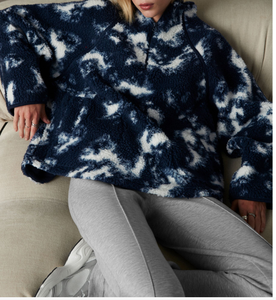 Sudadera de Forro Polar de Invierno con Cuello Redondo, 100% Algodón de Alto Gramaje, Estilo Oversize, para Streetwear Personalizado, Precio al por Mayor - Product Image 2