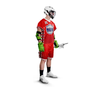 Tenue de sport athlétique confortable pour équipe, en matière respirante, uniforme de lacrosse pour entraînement régulier, ensemble de vêtements de sport athlétiques pour équipe - Product Image 1