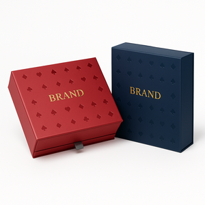Brand Rigid Drawer Gift <b>Box</b> <b>Set</b> Hot Stamping Logo Paperboard High-End Craft Packaging - Product Image 2