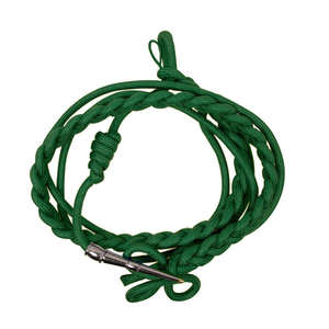 Aiguillette de hombro trenzada personalizada, roja, blanca y azul, de 8 hebras de nailon, accesorio para uniforme formal. - Product Image 6