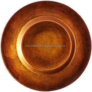 Diamond Pattern Metal Charger <b>Plate</b> <b>For</b> Decorative Dining <b>Display</b> Adding Texture And Sophisticated Appeal - Product Image 4