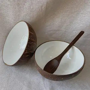 漆椰壳碗新到货漆椰壳碗家居装饰或纪念品高品质越南
