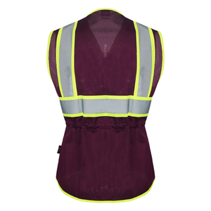 Worker Safety Clothing Road Vest High Visibility Reflective <b>Tape</b> Breathable Working Construction Vest for Worker - Product Image 5