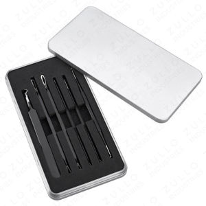 Extracteur professionnel de points noirs et de comédons en acier inoxydable pour soins de beauté et personnels - Product Image 6